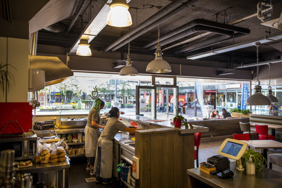 Binnen bij de Winkel Samen in Zeist 