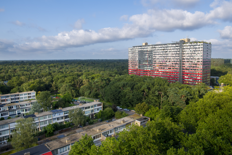 Luchtfoto van de omgeving van Vollenhove