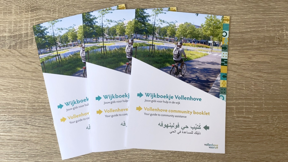 Foto van de wijkboekjes