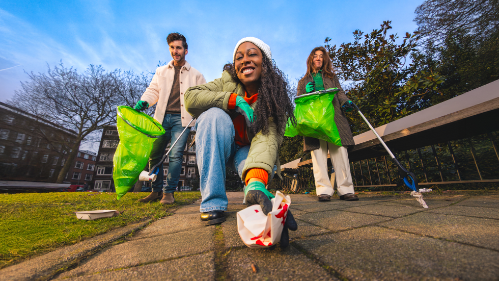 Campagne foto van Landelijke Opschoondag